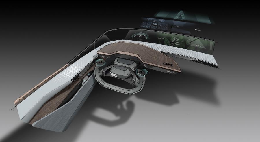 Эскиз Audi AI:ME 2019 года  (фото 64 из 104)